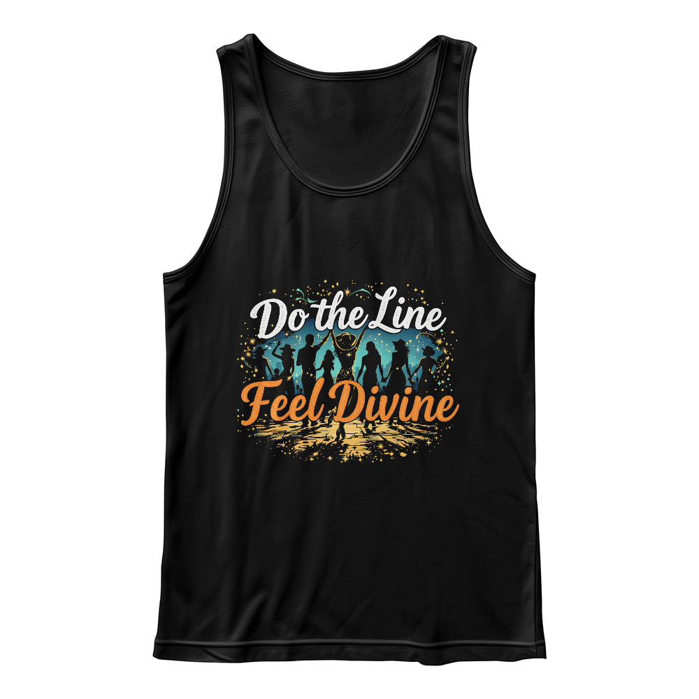 Do the Line Feel Divine Line Dancing Tank Top – Unisex Country Dance Apparel