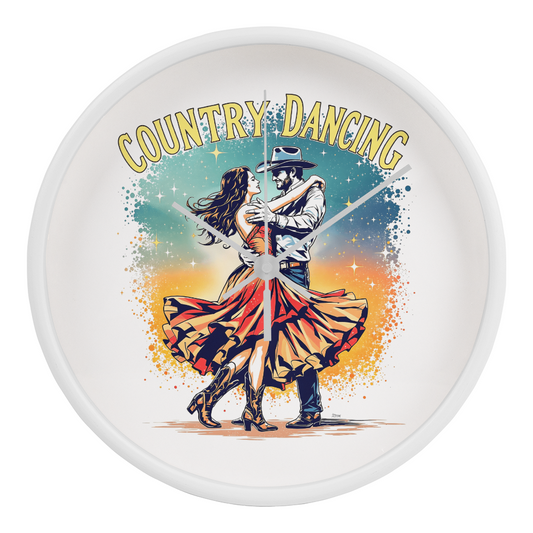 Country Dancing Wall Clock – Western Home Décor Gift