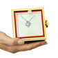 Love Knot Necklace with Rotating Rose Gift Box – Symbol of Eternal Love & Elegant Surprise for Her