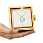 Forever Love Necklace with Rotating Rose Gift Box – Romantic Heart Pendant Gift for Her