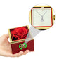 Enchanting Beauty Necklace with Rotating Rose Gift Box – Elegant Romantic Gift for Her