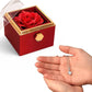 Enchanting Beauty Necklace with Rotating Rose Gift Box – Elegant Romantic Gift for Her