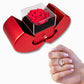 Forever Love Necklace with Red Heart & Rose Gift Box – Elegant Romantic Gift for Her