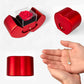 Enchanting Beauty Necklace with Red Heart & Rose Gift Box – Elegant Romantic Gift for Her